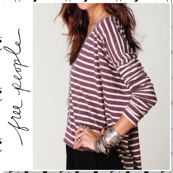 Free People Tops - ⬇️$28 Free People Beach Striped Long Sleeve Tunic
